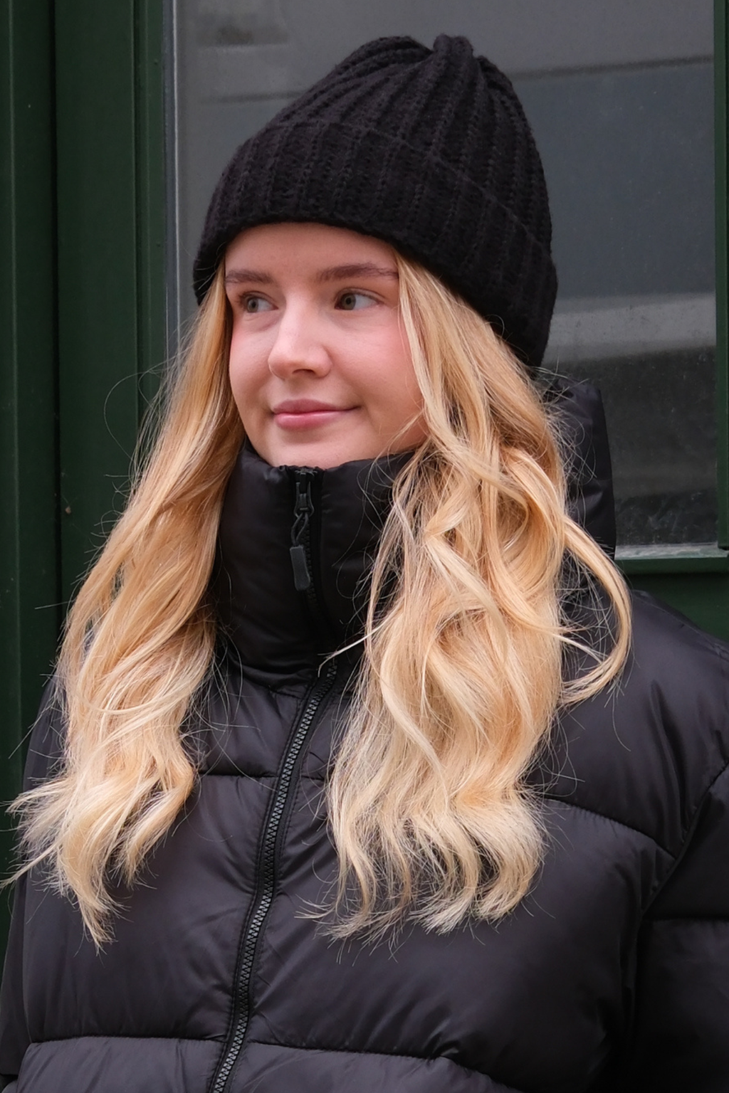 Bonnet côtelé - Noir