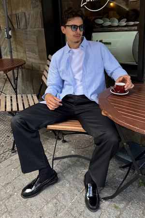 The Original Performance Oxford Shirt - bleu clair / blanc