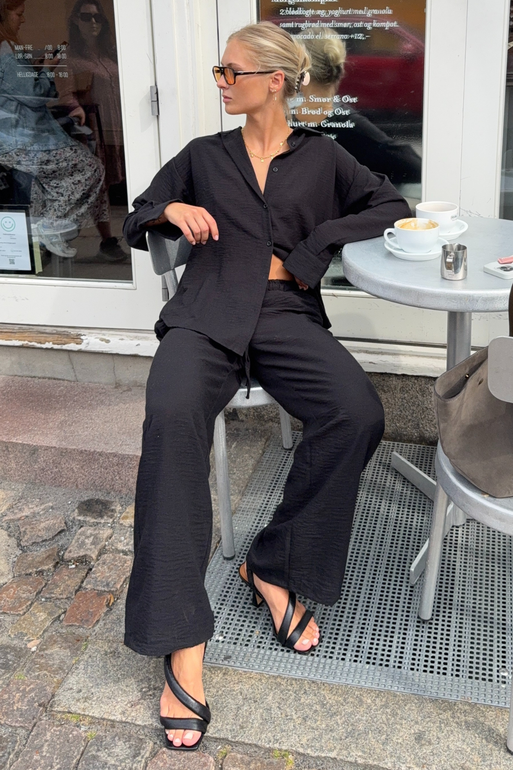 Chemise Lilly - noir