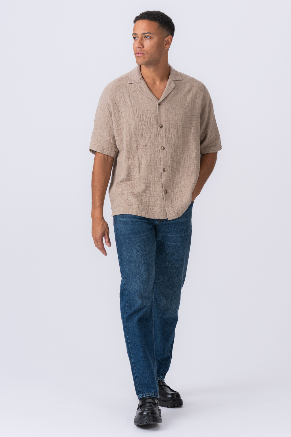 Short Sleeve Shirt - Sand