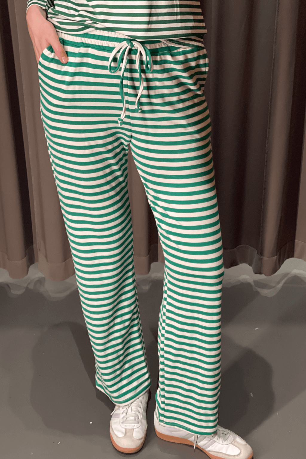 Stripped Pants - Green