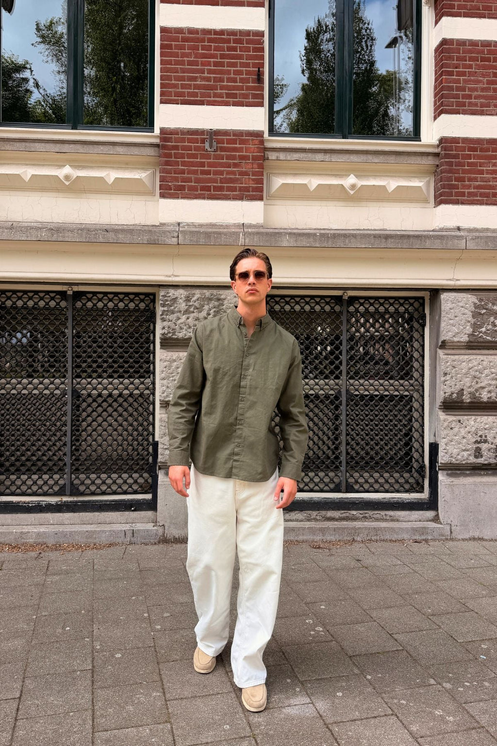 Linen Shirt - Army