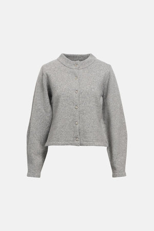 Cardigan zari en tricot - mélange gris moyen