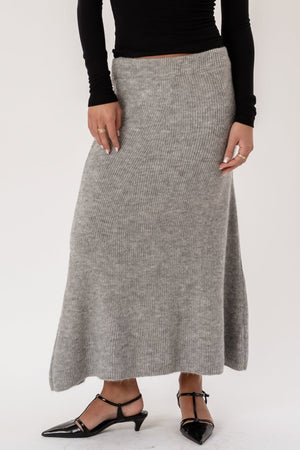 Jupe en tricot Nova - Gris