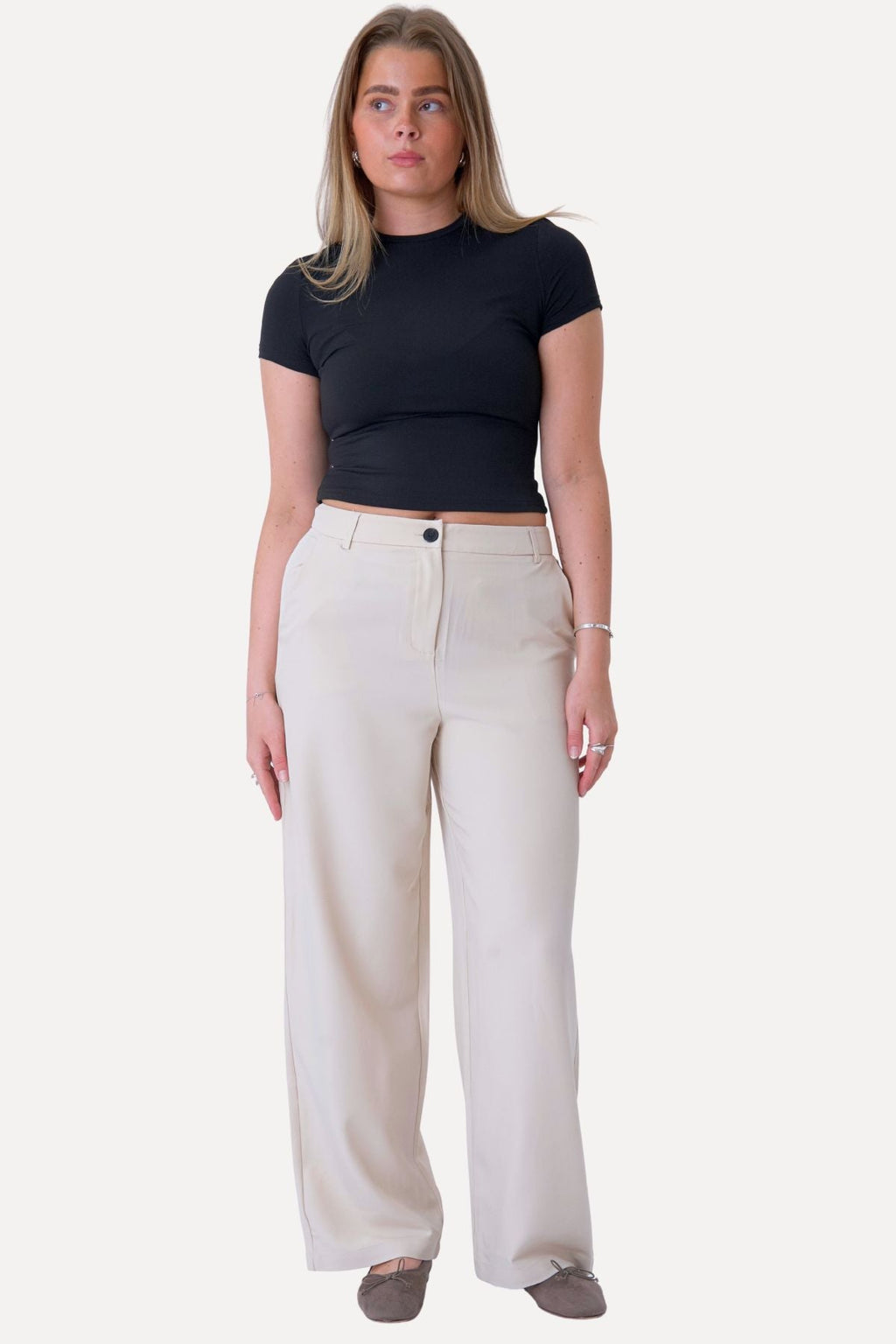 Pantalon de costume classique - beige