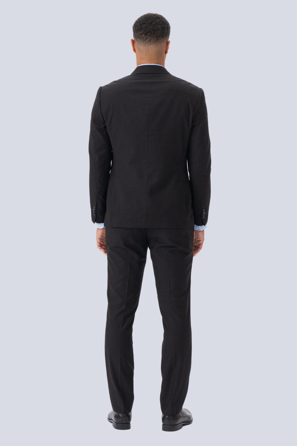 Premium Double-breasted Suit (Black)