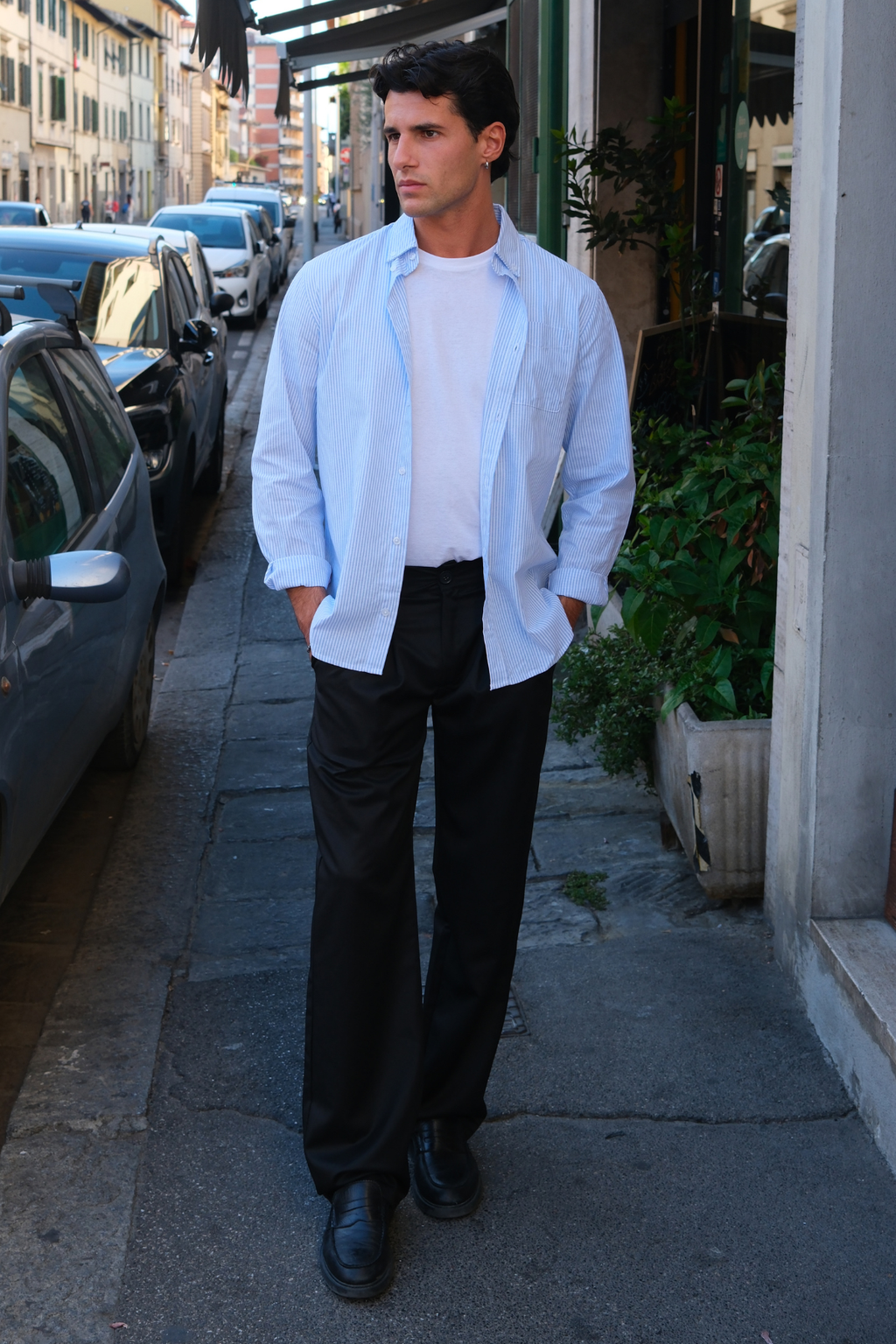 The Original Performance Oxford Shirt - bleu clair / blanc