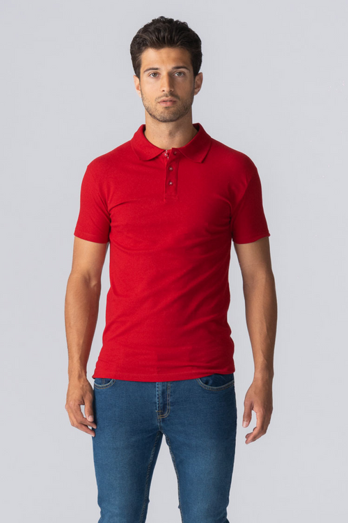 Polo musculaire - rouge