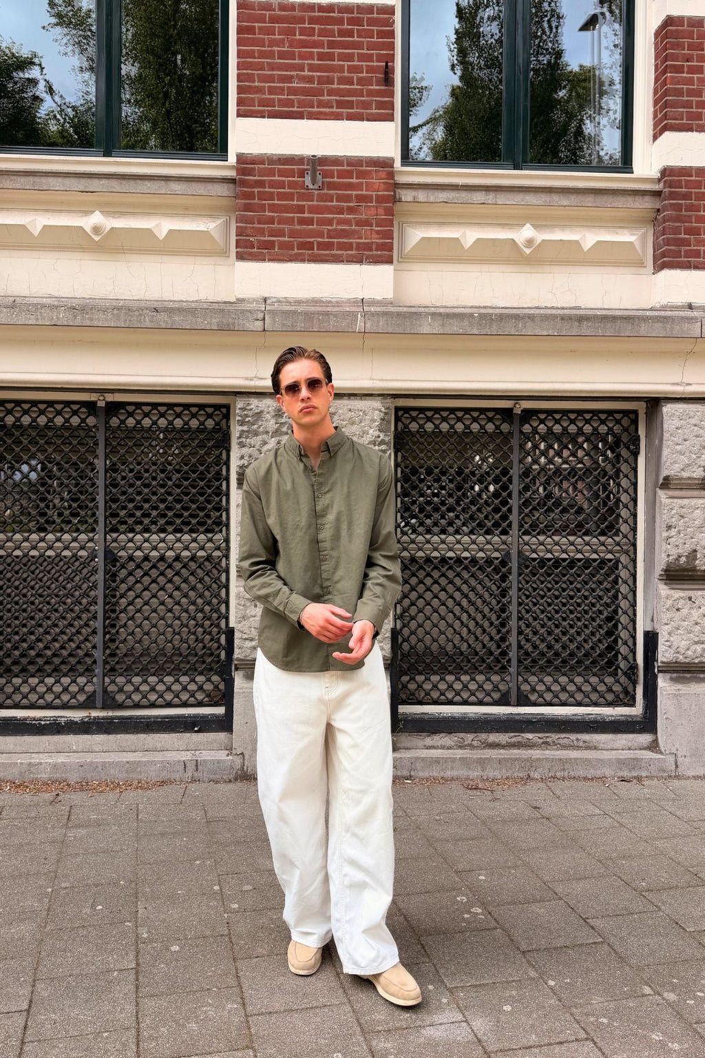 Linen Shirt - Army
