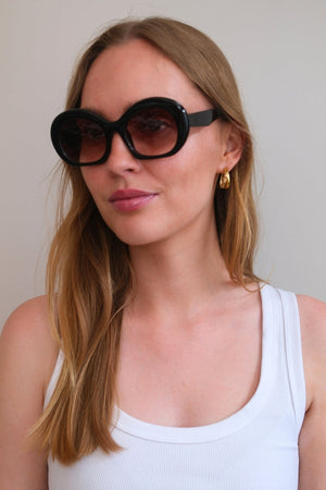 Lunettes de soleil Sara - noir / marron