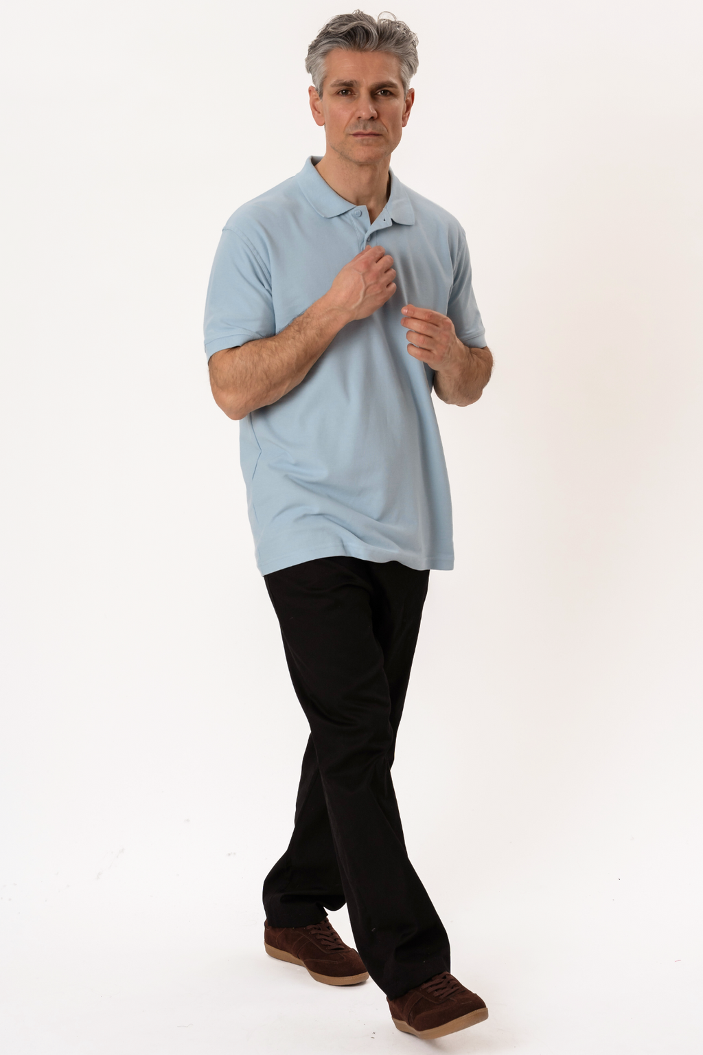 Basic Polo - Bleu clair