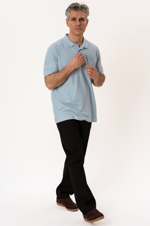 Basic Polo - Bleu clair
