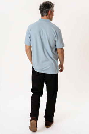 Basic Polo - Bleu clair