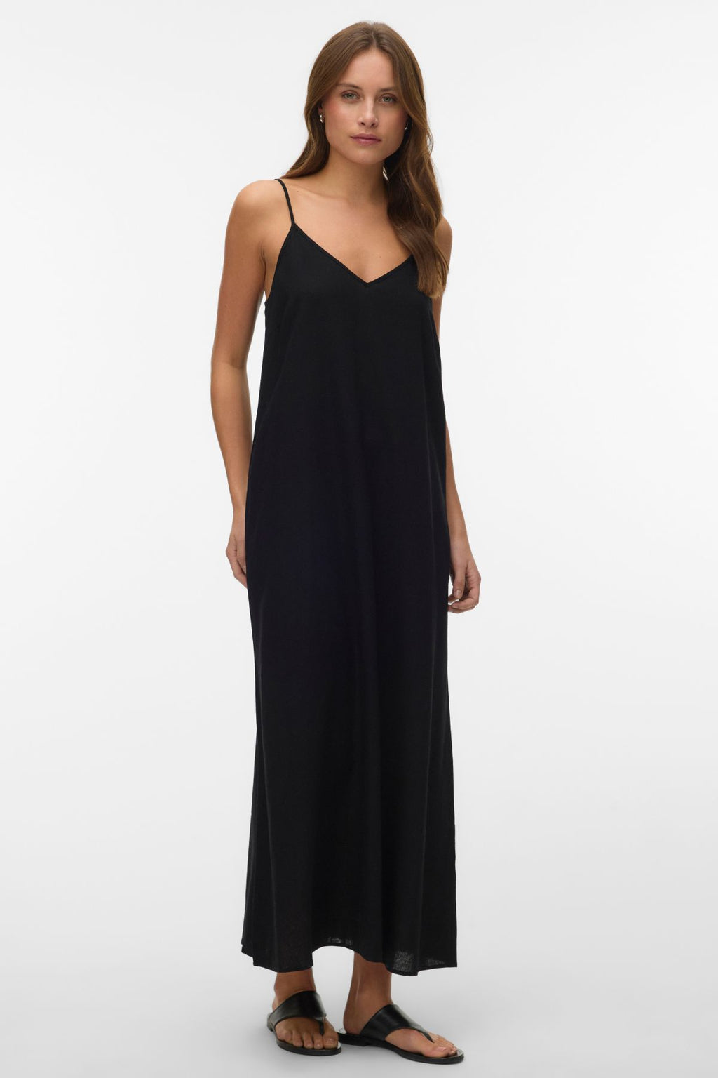 Robe simple à la cheville Mymilo - Noir