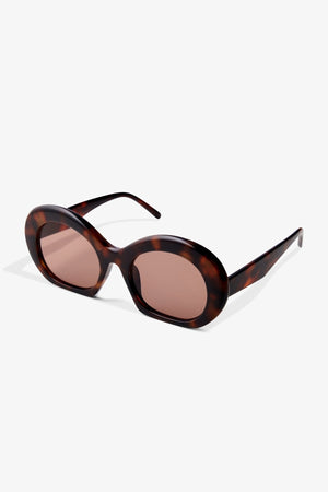 Lunettes de soleil Sara - marron / marron
