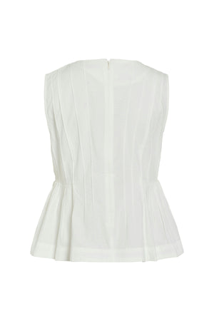 Haut à col rond Jimba - Blanc Neige