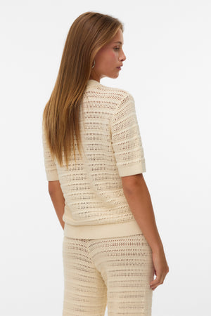 Hayley Poloneck Cardigan - Birch