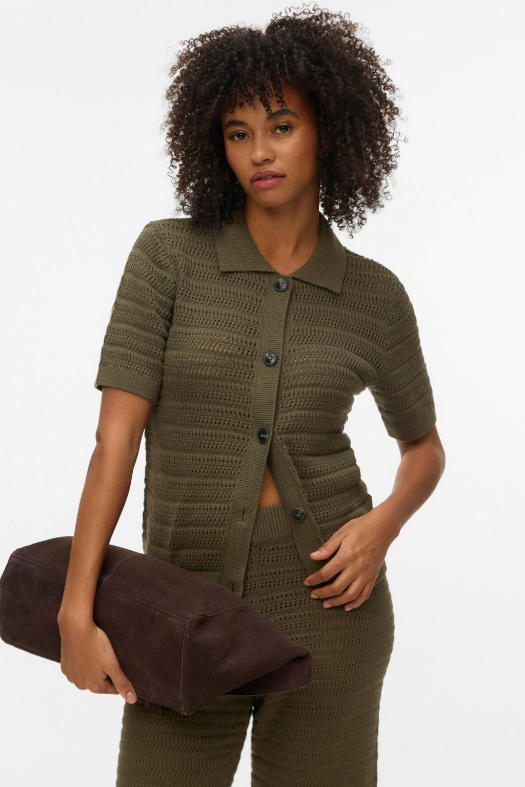 Cardigan à col polo Hayley - Kalamata