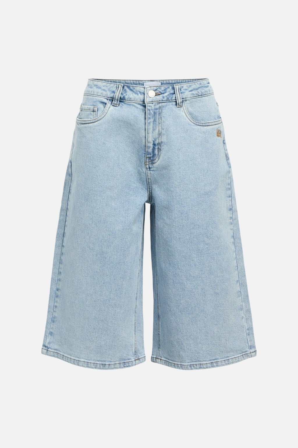 Isra Bermuda Shorts - Medium Blue Denim