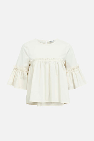 Hope Neck Top - White Sand