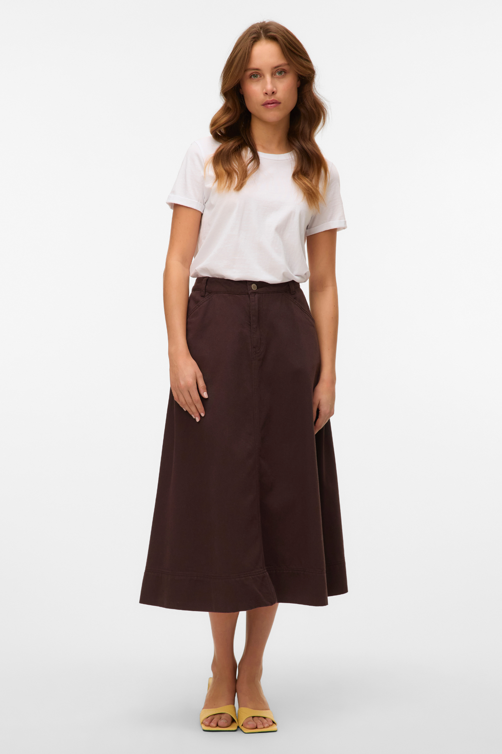 Jupe en jean coloré Filia - Torte au chocolat