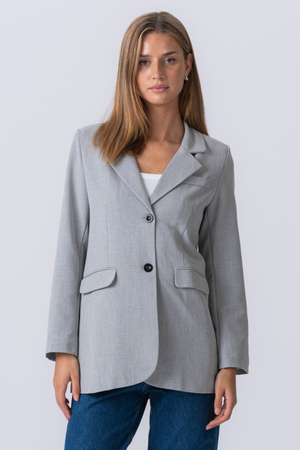 Claire Oversized Blazer - gris clair