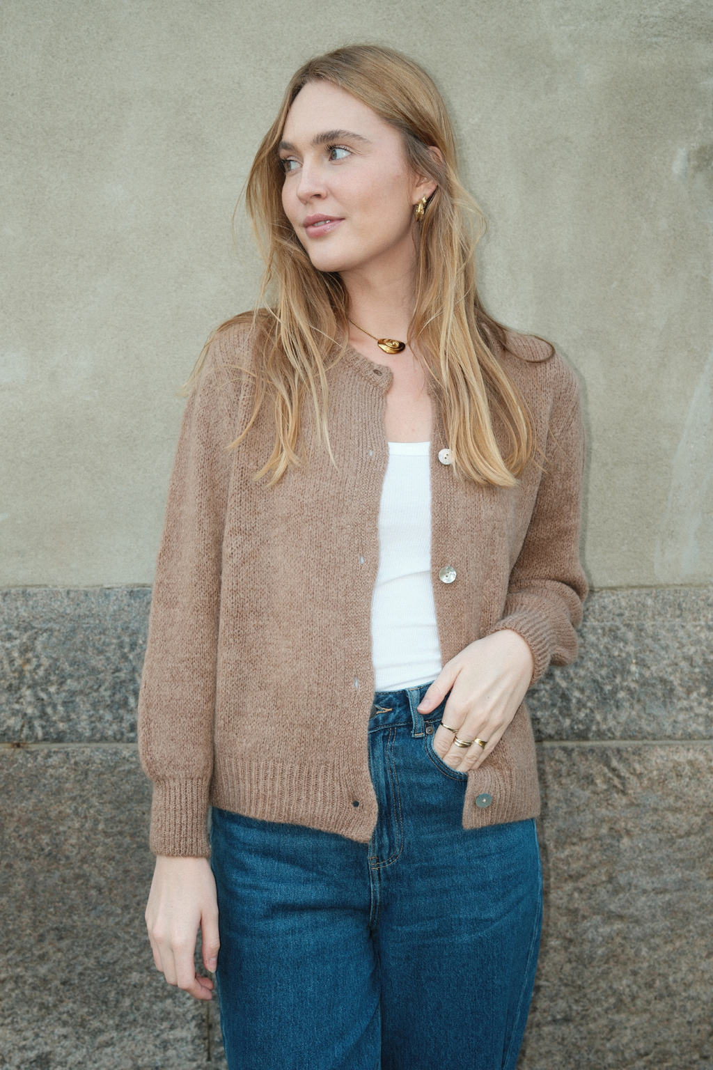Cardigan Anna - Marron