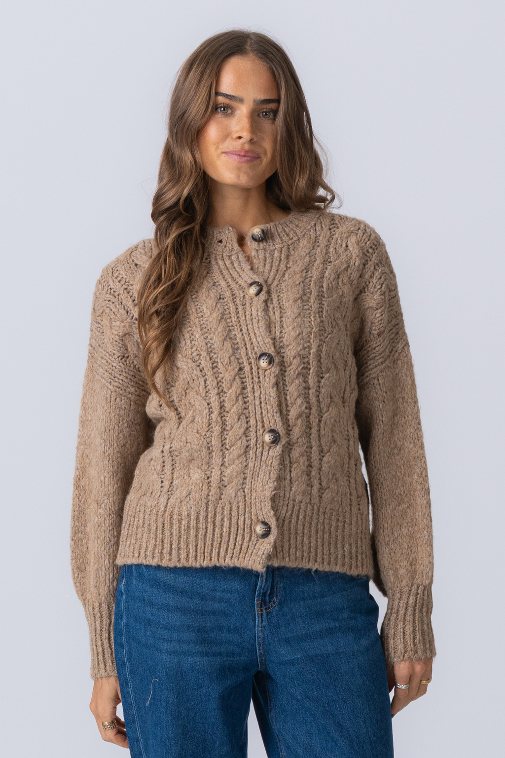 Tricot de coton - Beige