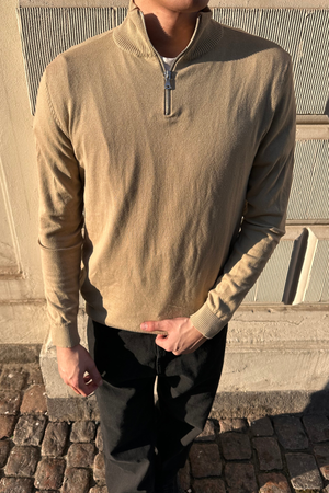 Pullover Half Zip - Sand