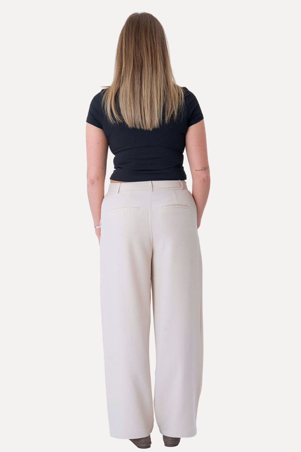 Pantalon de costume classique - beige