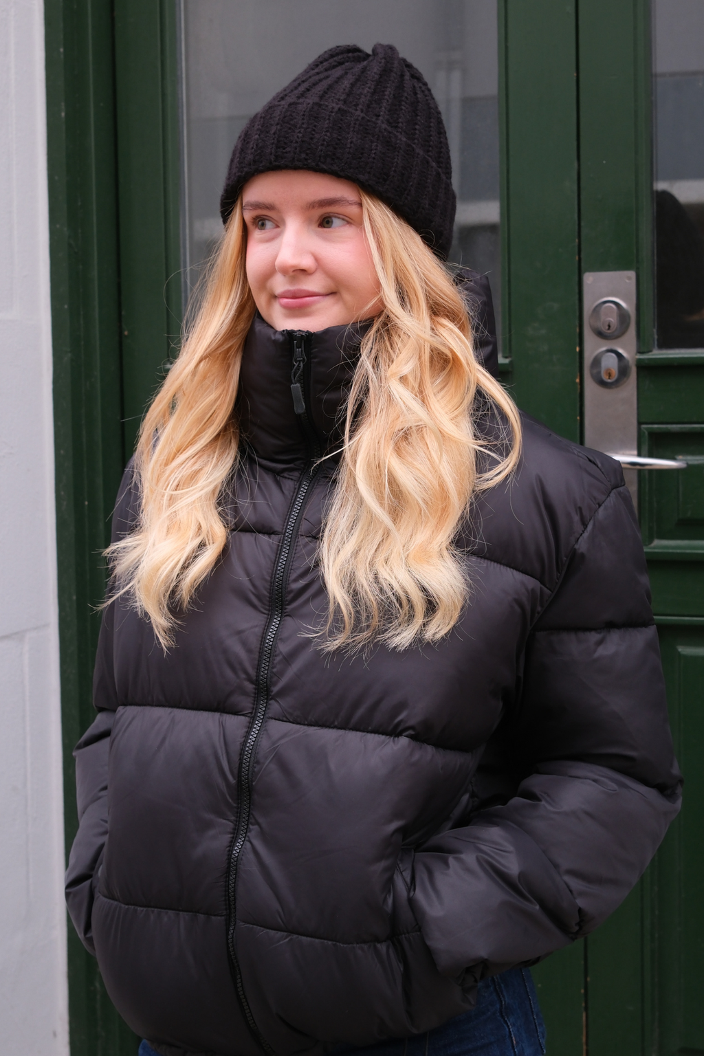 Bonnet côtelé - Noir