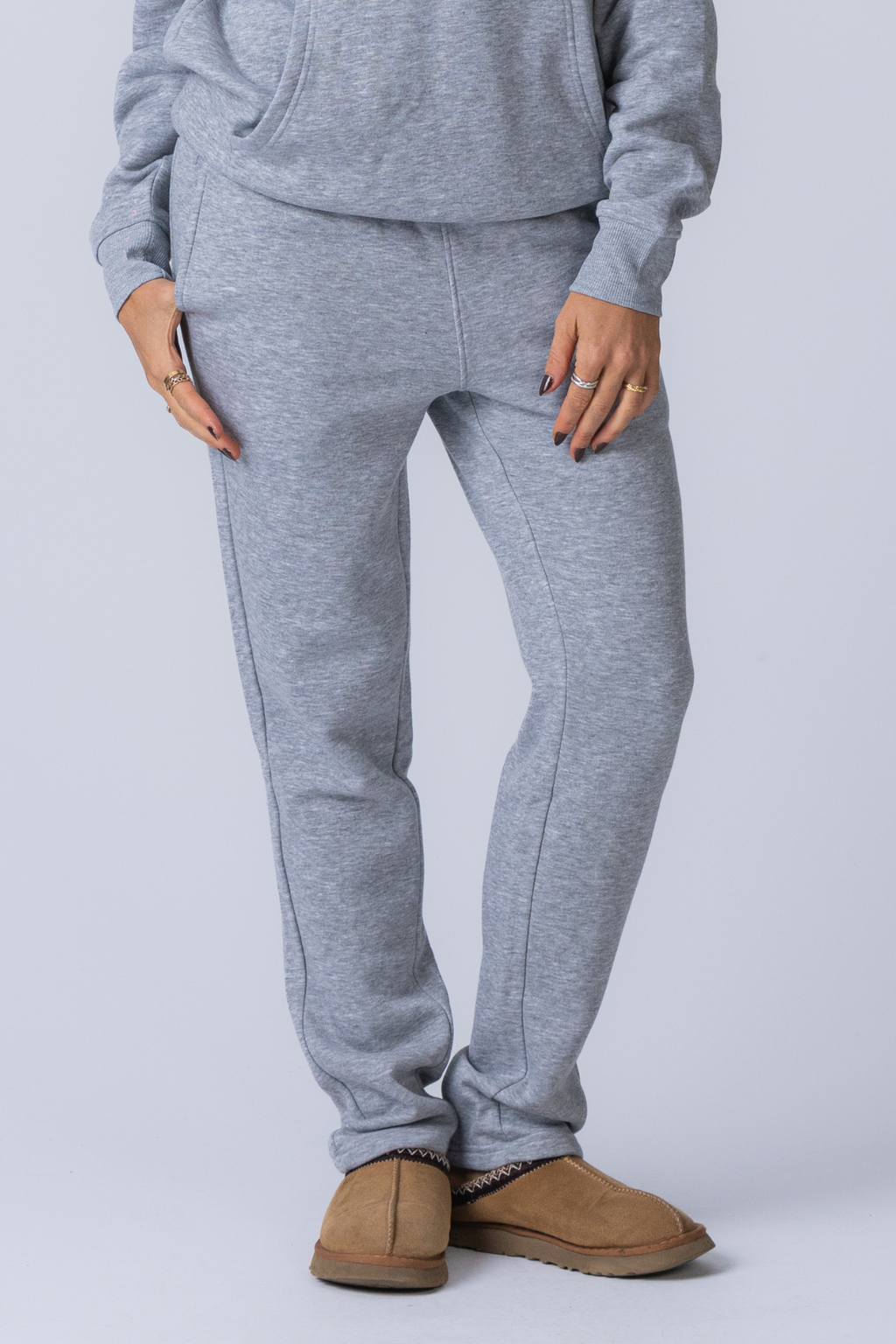 Essential Sweatpants - Grey Melange