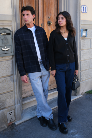 Knitted Cardigan - Black