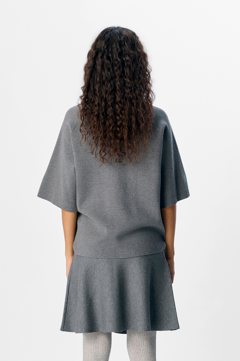 Reynard 2/4 pull en tricot - mélange gris moyen