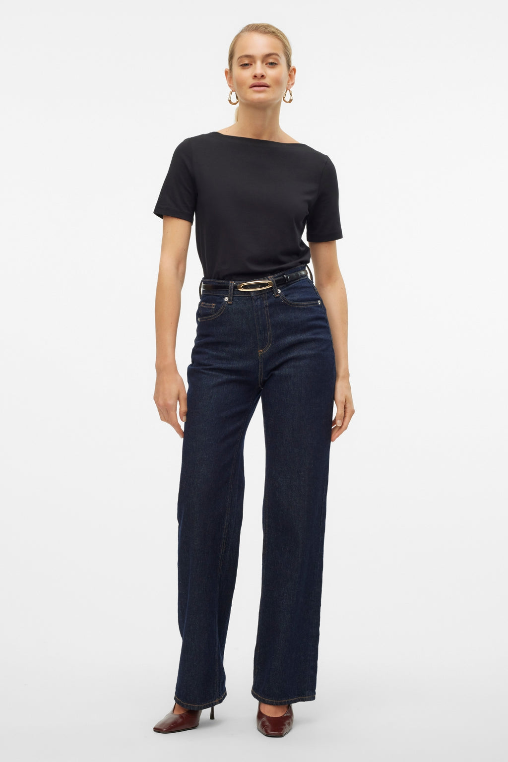 Panda Modal Top - Black