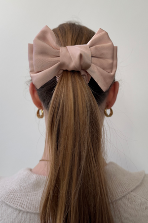 Scrunchie à double arc - Rose