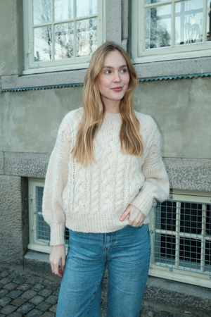 Emma Cable Knit - Off White