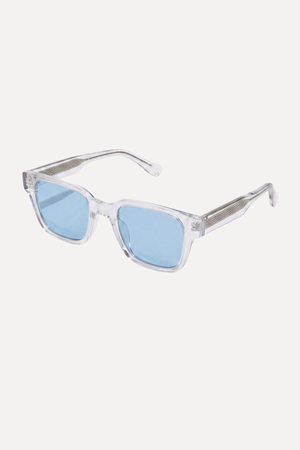 Lunettes de soleil Simon - Transparent-Bleu