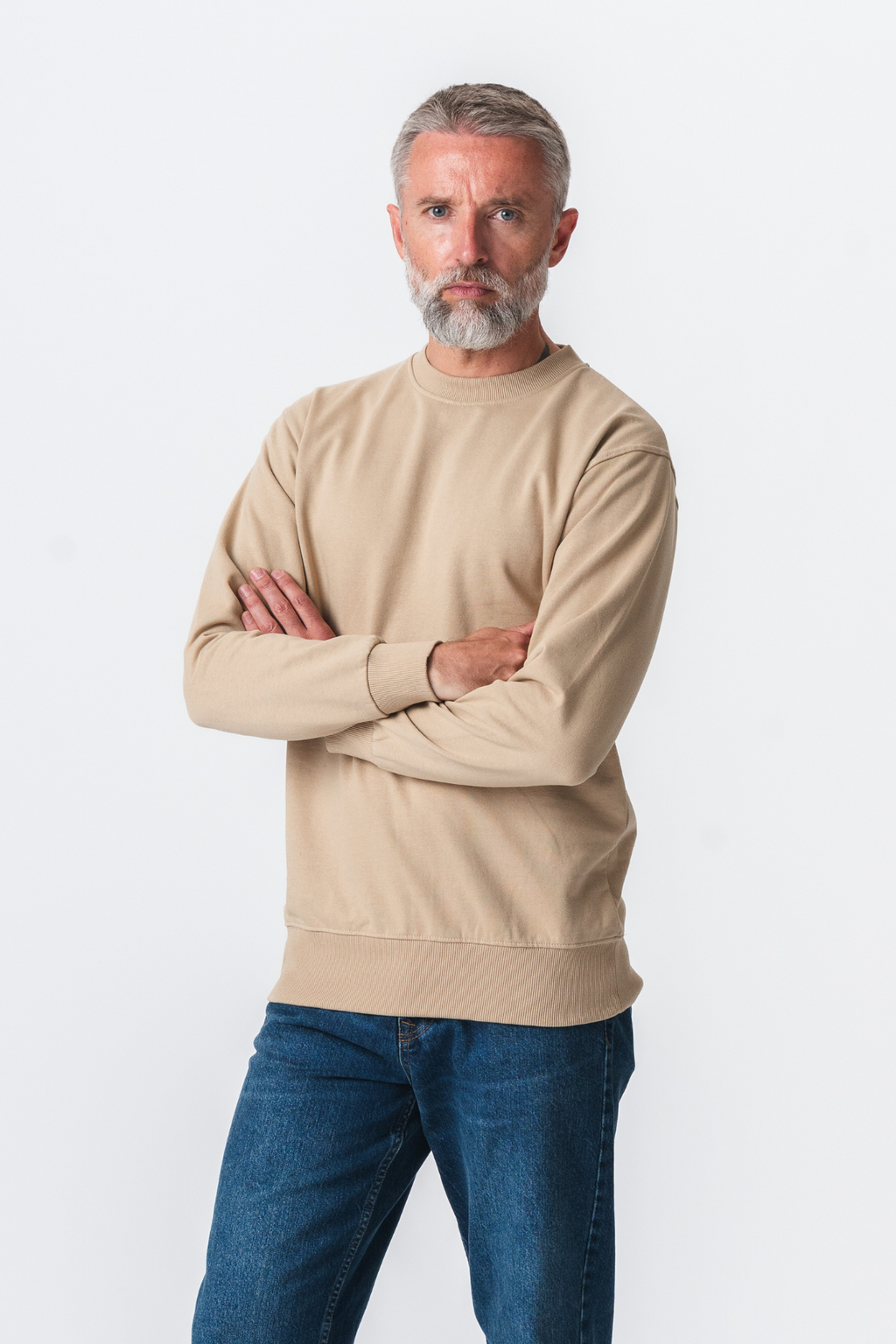 Basic Crewneck - Khaki