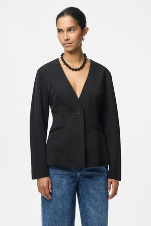 Kamil Fitted Blazer - Black