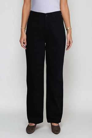 Nora Regular Jean - noir lavé