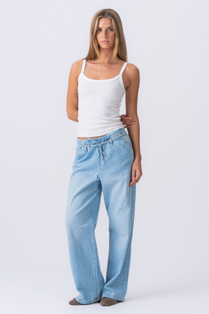 Nicole Baggy Jeans - Light Blue
