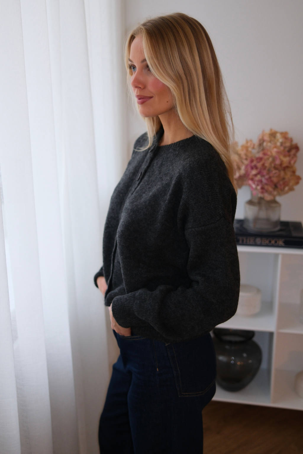 Cardigan Angélique - Graphite