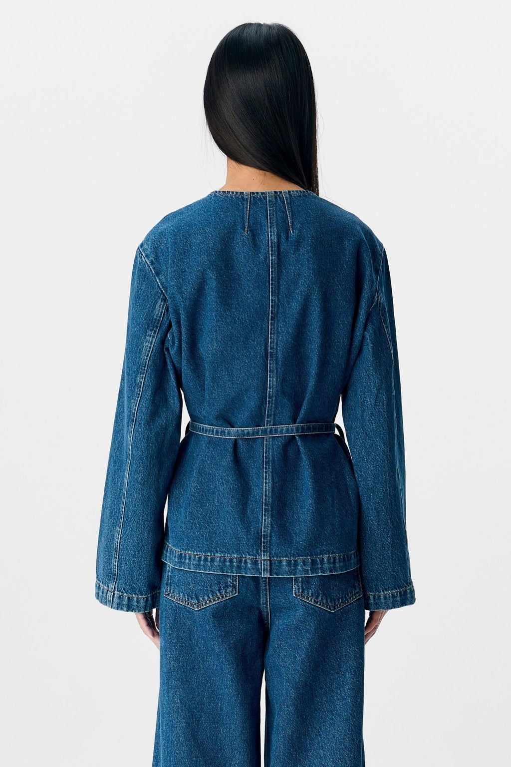 Mallie Blazer - Denim bleu moyen