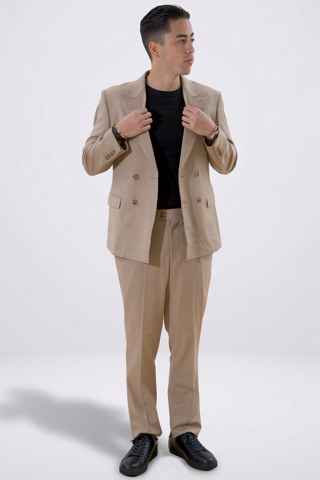 Classique Pants - Beige Mélange