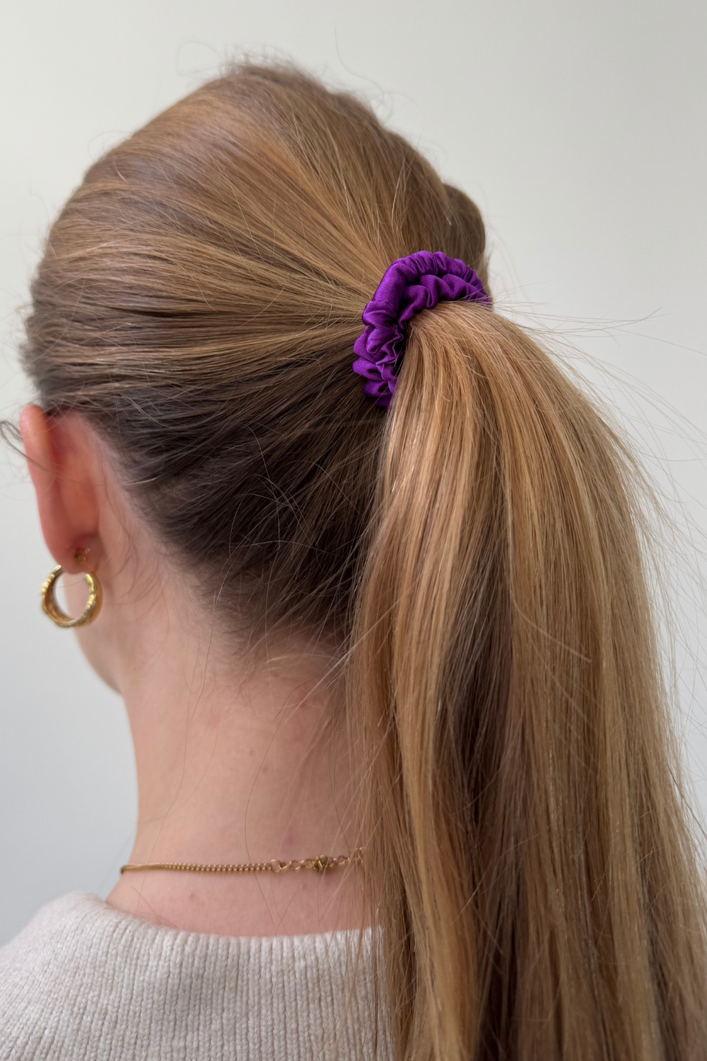 Silk elastic - Purple