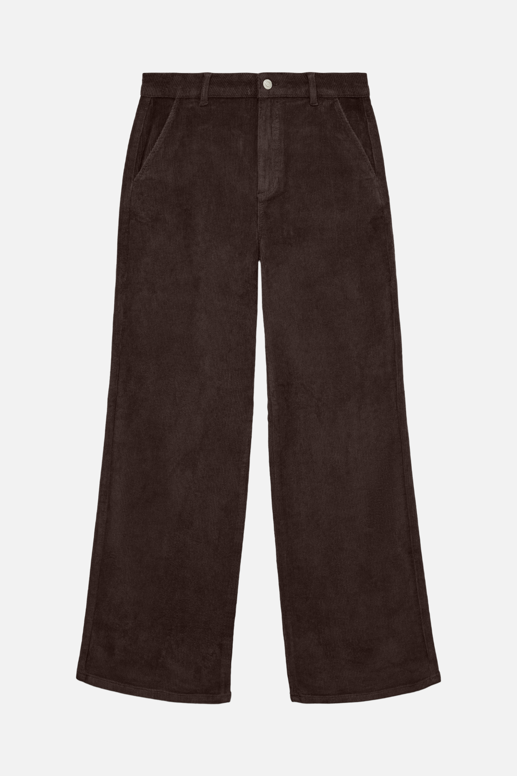 Margot Wide Corduroy Pants - Chocolate Torte