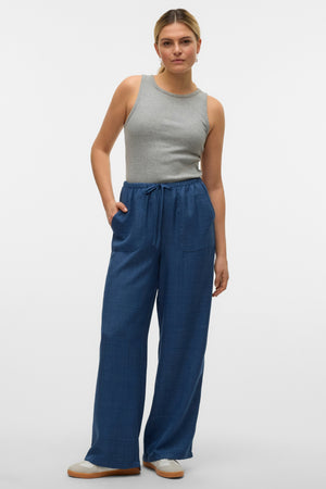 Pantalon ample Melaney - Denim foncé mélangé