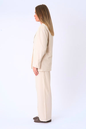 Blazer surdimensionné - beige