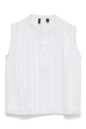 Emily Detail Top - Snow White